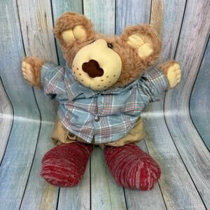 Furskins Bear Boone The Sweet Toothed Beekeeper Plush Bear Xavier Roberts VTG 84